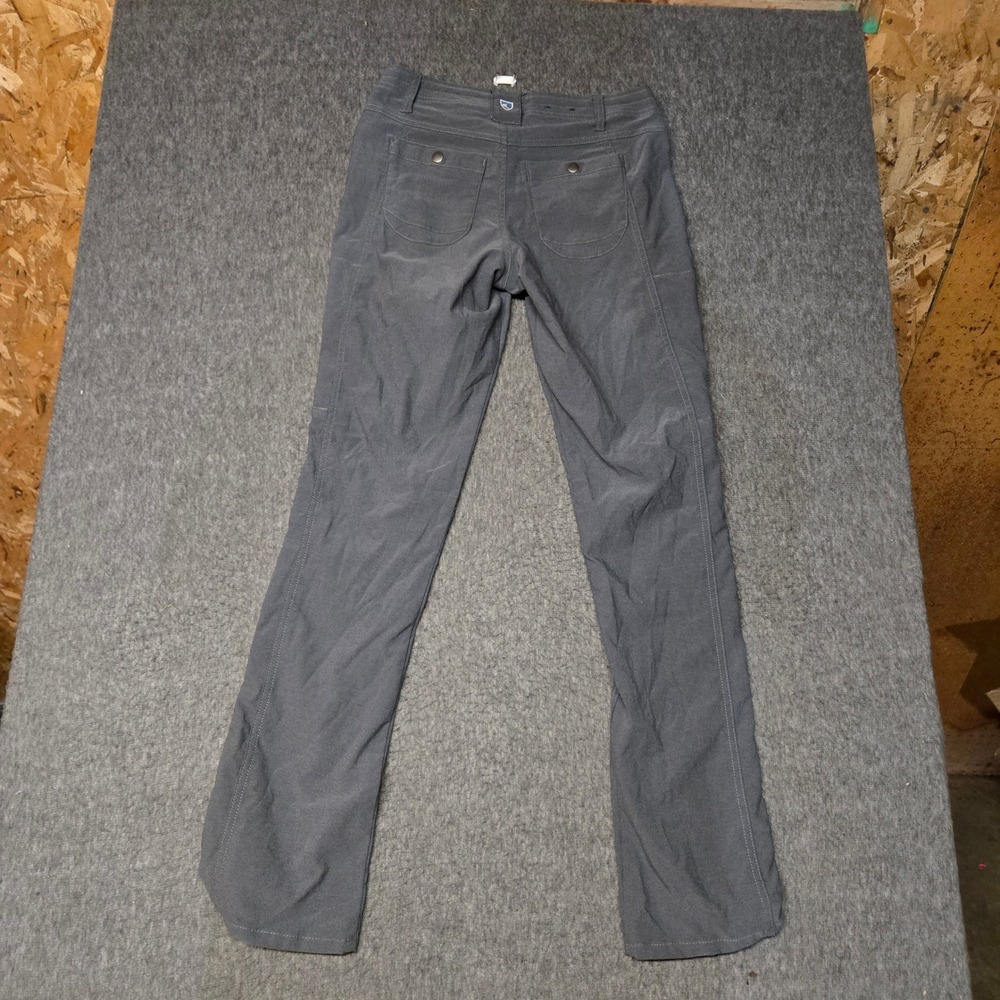 KUHL Trekr Straight Leg Hiking Pants Womens Size 2 Regular Gray Outdoor 6235 - Picture 9 of 10